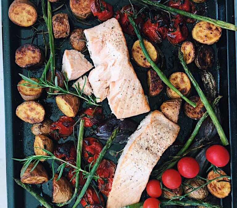 Salmon Tray Bake