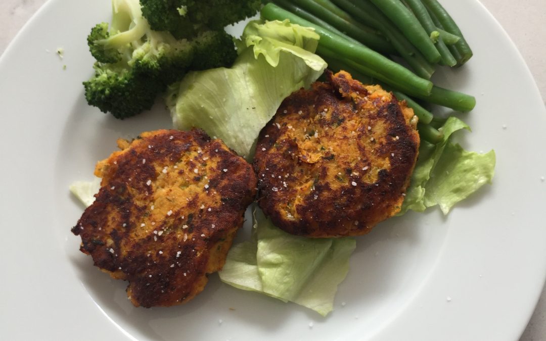 Sweet Potato, Spinach, Kale and Cod Fishcakes