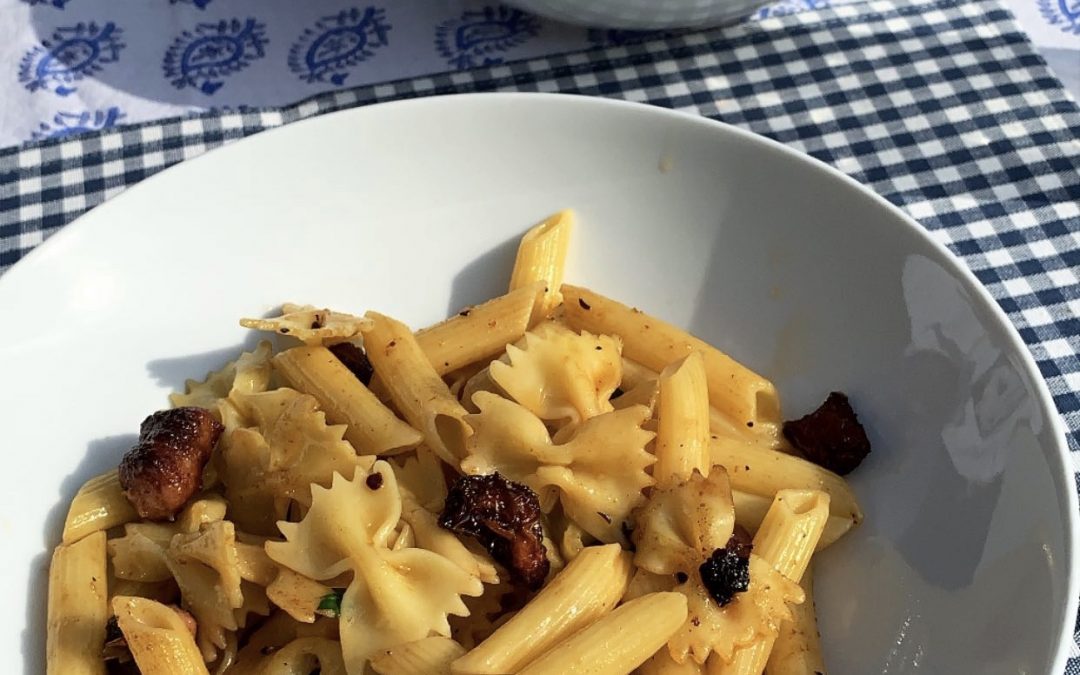 Sizzling Sausage & Sun-Dried Tomato Pasta