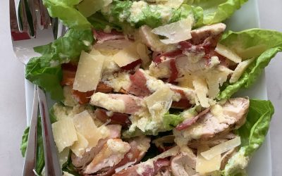 Quick Chicken & Bacon Caesar Salad