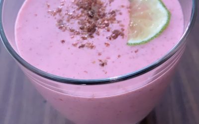 Raspberry and Lime Smoothie