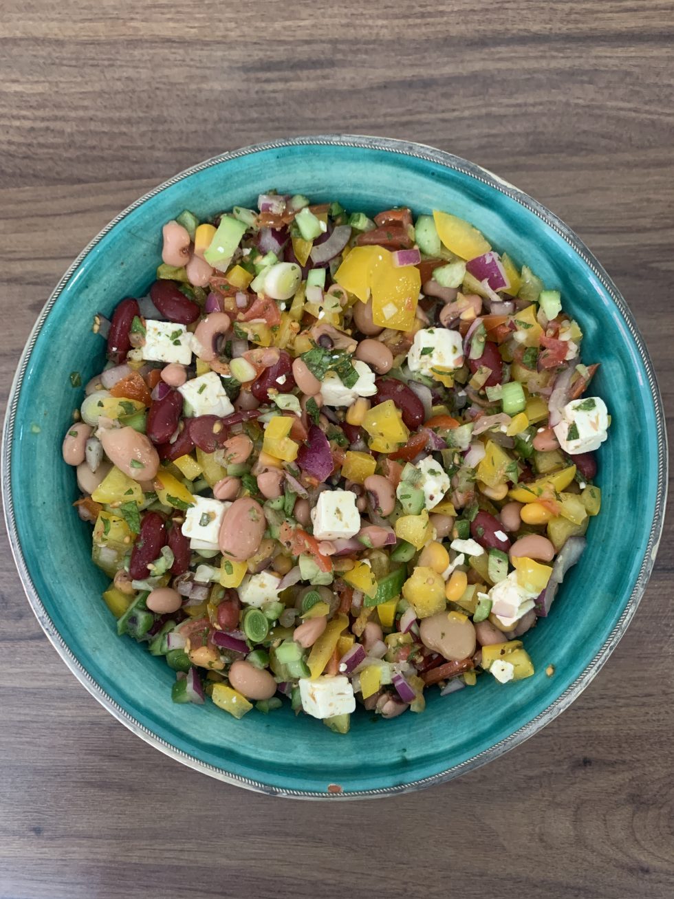 Mediterranean Bean Salad Valerie Green